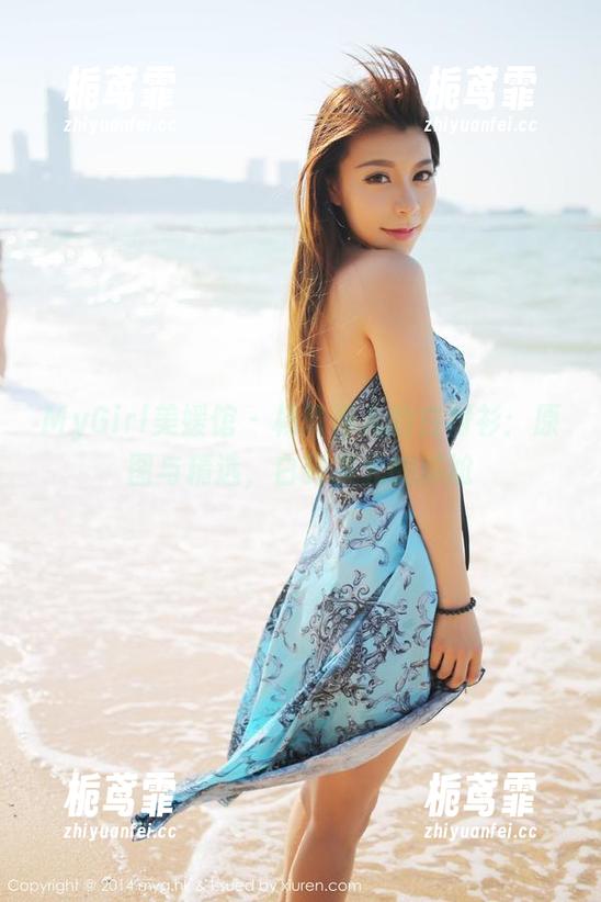MyGirl美媛馆-杨晓青儿 MyGirl美媛馆 - 杨晓青儿的白衬衫:原图与精选,白到发光的尴尬
