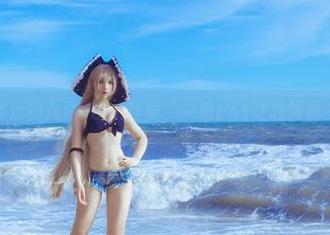 带点挑逗的九曲Jean丝袜，一组cos让我眼前一亮。
